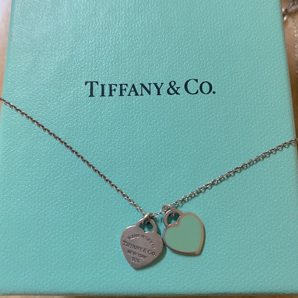 Tiffany & Co. blue heart necklace